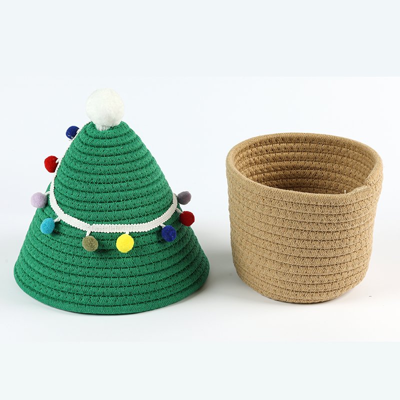 MU Supplies Premium Cute Cartoon Desktop Storage Organizer Household Cotton Rope Little Monster Storage Basket for Table Desk