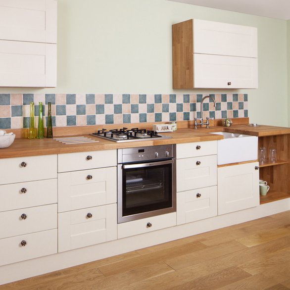 Cheap wooden white base fitted kitchen units modular design kitchen cabinets for sale