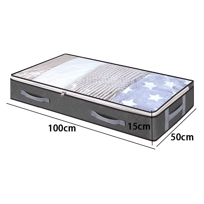 Large Capacity fabric blanket organizer box drawers clothes storage box Underbed storage bag