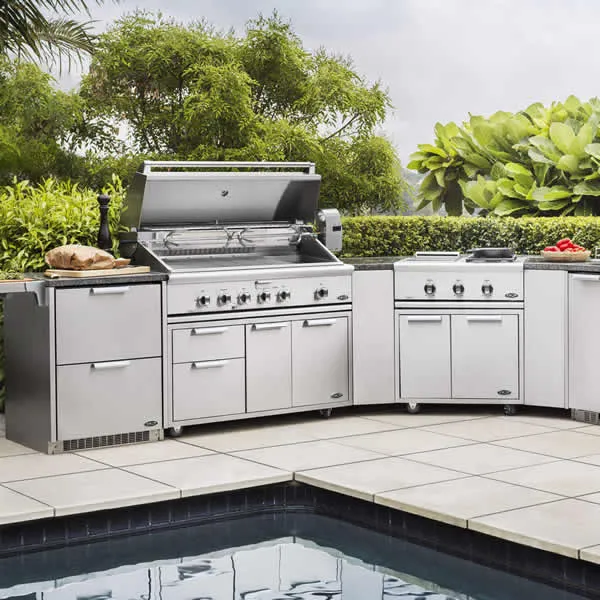 Kitchen Cabinet Stainless Steel Outdoor Garden Kitchen Set Kitchen BBQ Cabinets