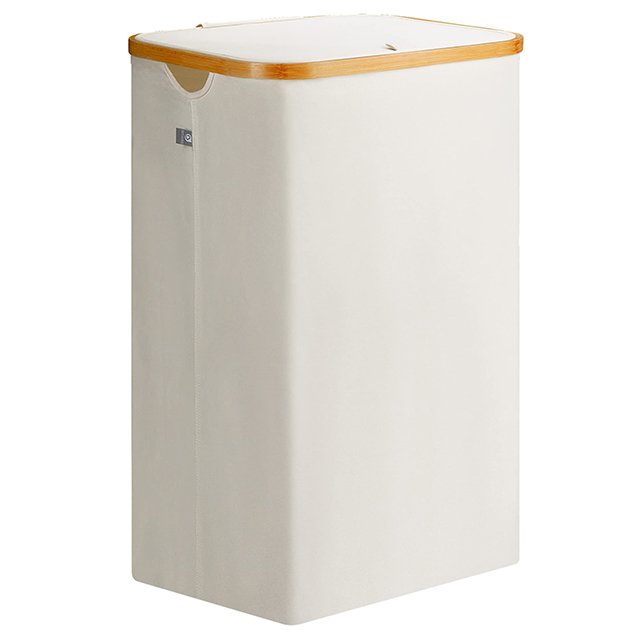 bamboo sectioned with shelf and drawers woven laundry hamper made in China