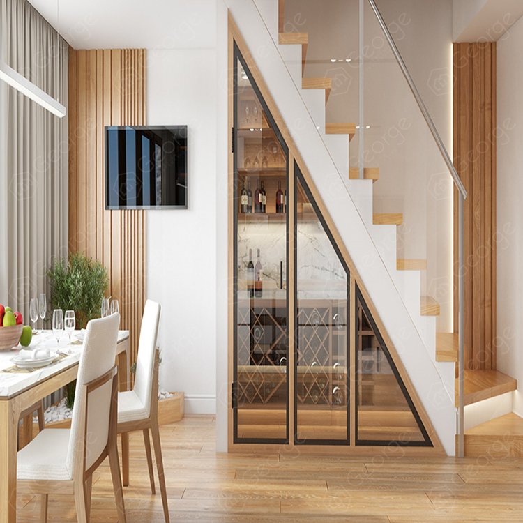 Modern style kitchen cabinet Melamine with particle board made in china-AK-282