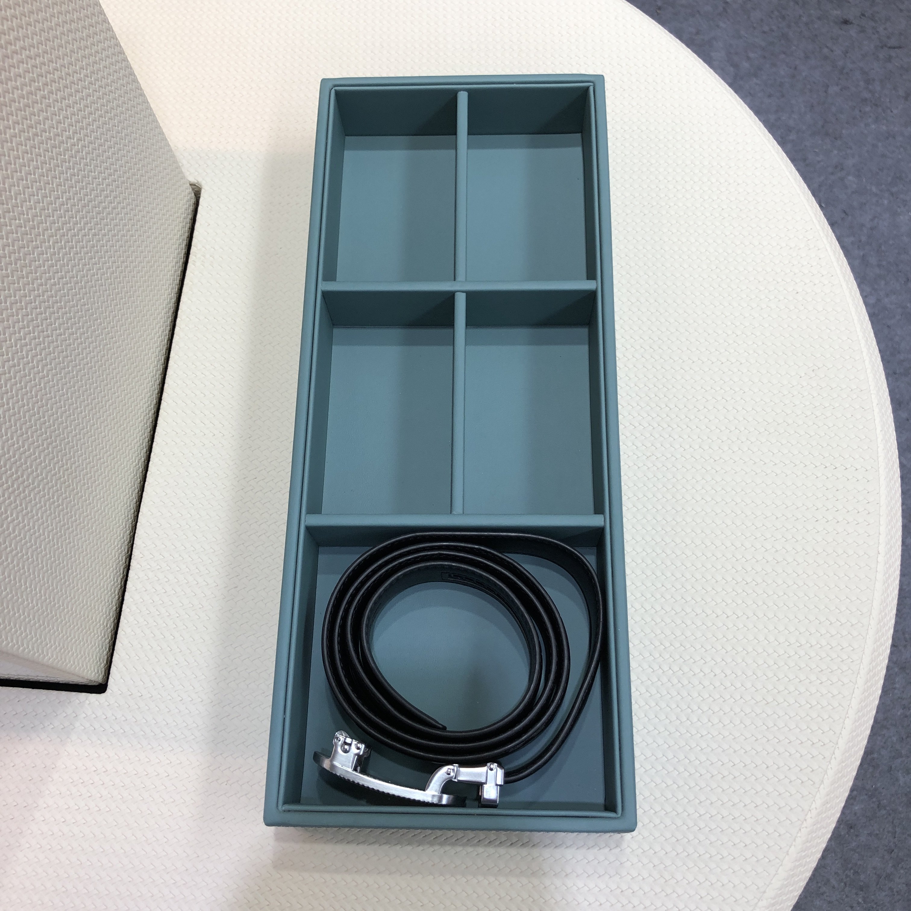 Fast delivery Luxury Customized Wardrobe Furniture Hardware Leather Jewelry Box