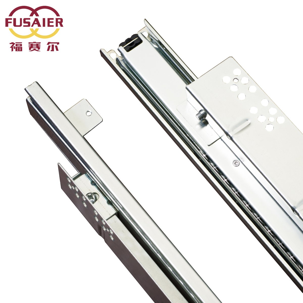 Factory wholesale 45mm full extension ball bearing Basket Slide with U-shape special slide