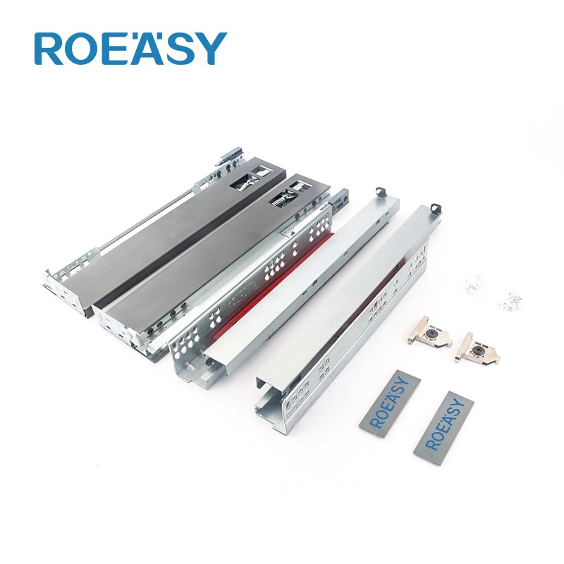 ROEASY heavy duty drawer runner soft close kitchen drawer sliding basket cabinet other furniture hardware
