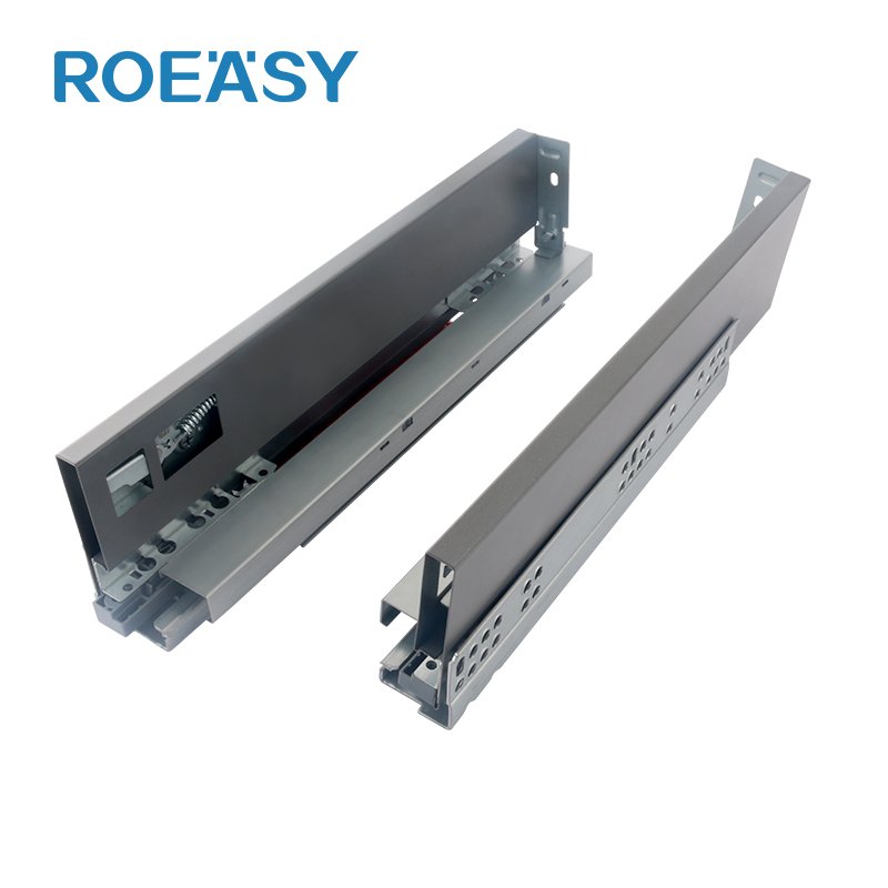 ROEASY heavy duty drawer runner soft close kitchen drawer sliding basket cabinet other furniture hardware