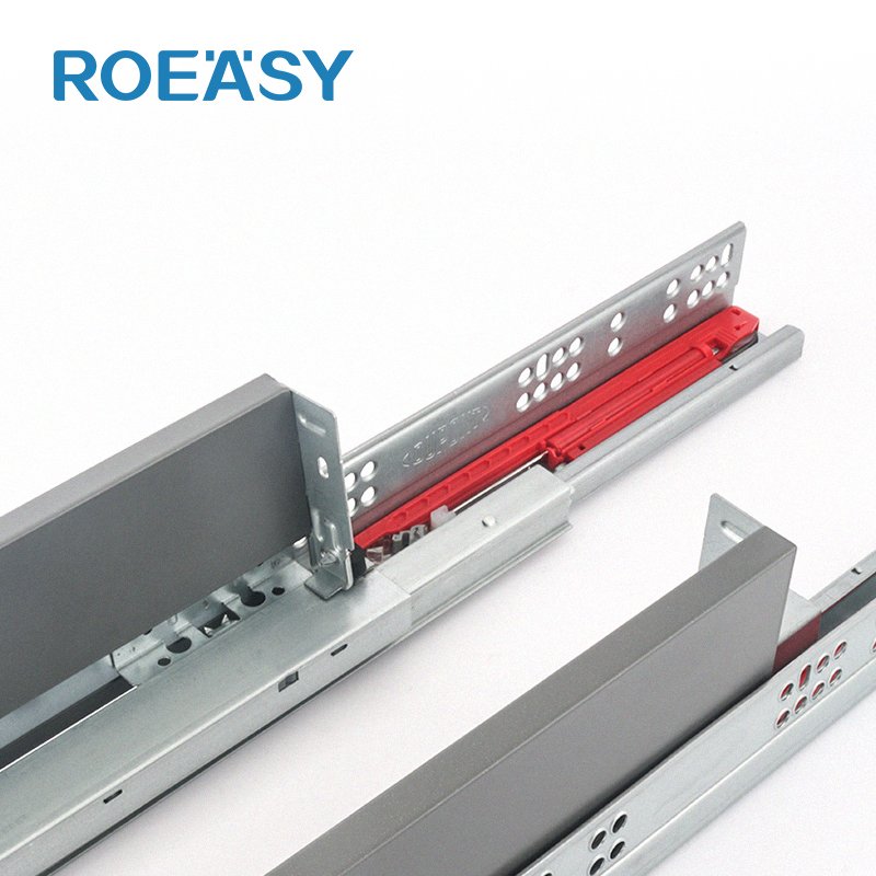 ROEASY heavy duty drawer runner soft close kitchen drawer sliding basket cabinet other furniture hardware