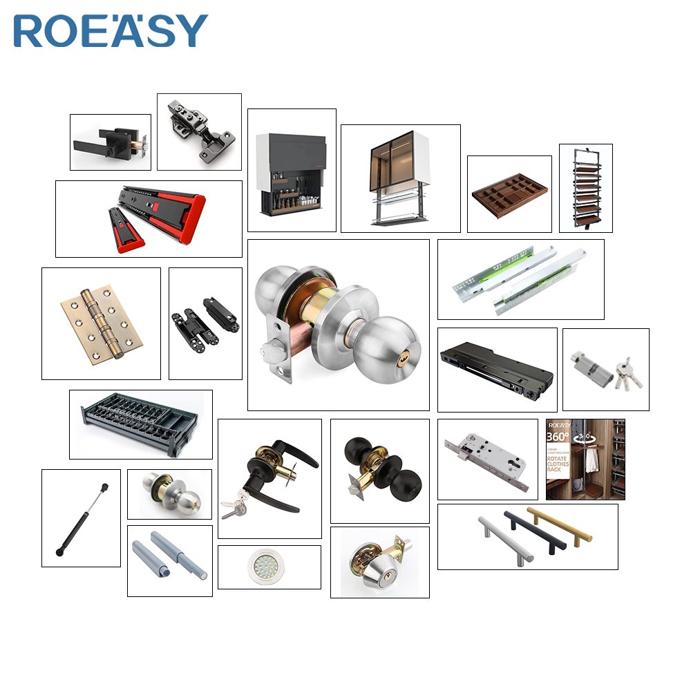 ROEASY heavy duty drawer runner soft close kitchen drawer sliding basket cabinet other furniture hardware