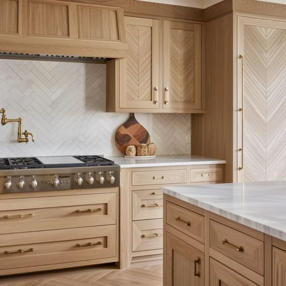 Vermont Customized Luxury Modern Design American Full Set Modern Kitchen Furniture Fashion Wood Kitchen Base Cabinets