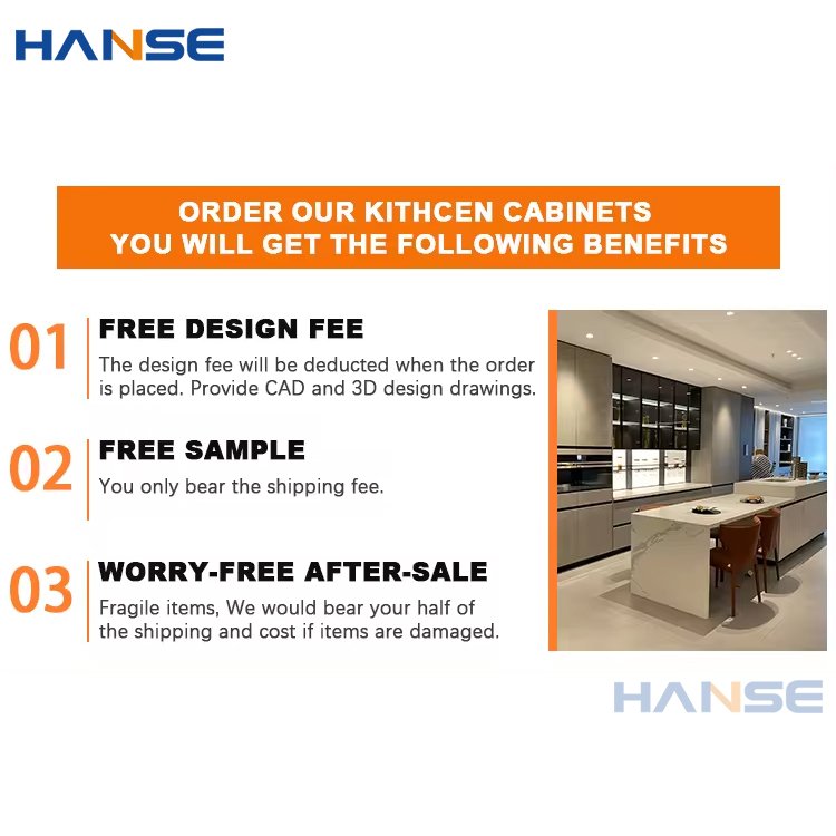 Customize free 3D design modern high gloss lacquer folding kitchen cabinet with soft closing drawers