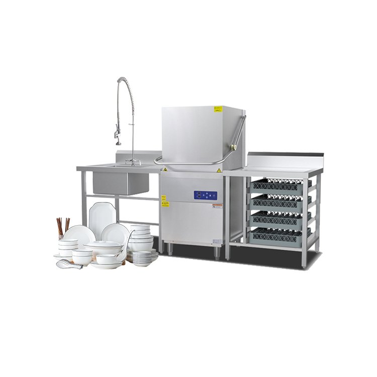 Hood Type Hotel Dishwash Equipment Dishwashing Machine For Restaurant