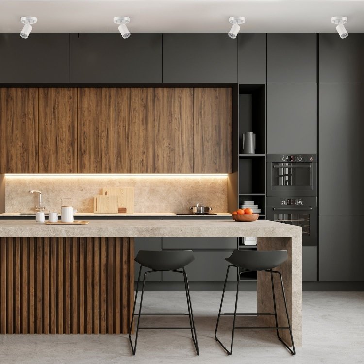 Luxury Island Kitchen Cabinets Storage Kitchen Unit Set Modern Solid Wood Kitchen Cabinets Furniture Luxury Designs