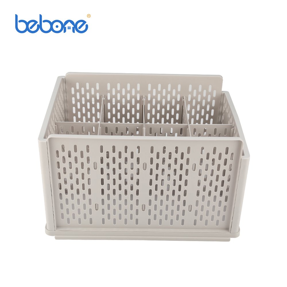 Plastic Clothes Storage Box Foldable Layered Basket for Household Clothes and Pants for Organizing Wardrobes and Drawers
