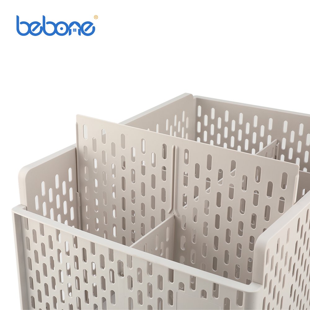 Plastic Clothes Storage Box Foldable Layered Basket for Household Clothes and Pants for Organizing Wardrobes and Drawers