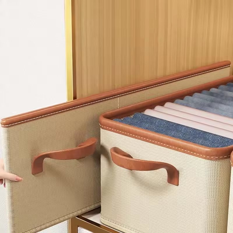 Clothes Organizer Closet Storage Washable Wardrobe Drawer Organizer For Clothes Jeans Underwear Storage Box