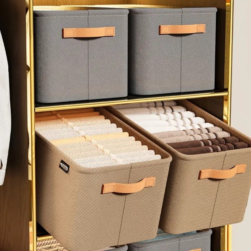Thicken clothes organizer pants sweater storage cabinets drawers organizer jean storage box wardrobe clothes storage organizers