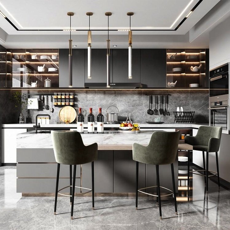 Unit Small Furniture Whole Kitchen Cabinet Set Modern Set New Styles 2023 Kitchen Cabinet
