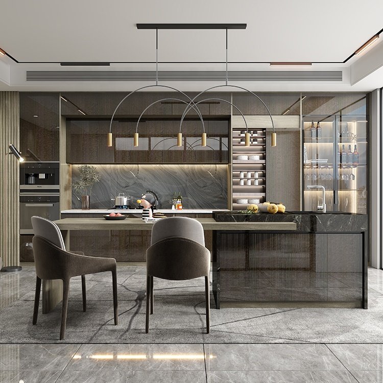 Unit Small Furniture Whole Kitchen Cabinet Set Modern Set New Styles 2023 Kitchen Cabinet