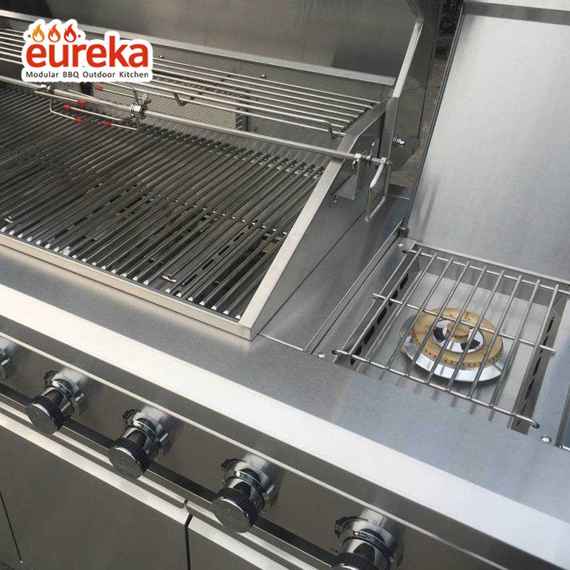 High Quality Modular Commercial Bbq Grill Kit Barbeque Grill Outdoor Island Kitchen