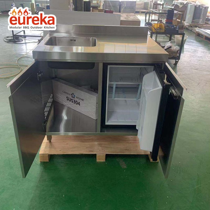 High Quality Modular Commercial Bbq Grill Kit Barbeque Grill Outdoor Island Kitchen
