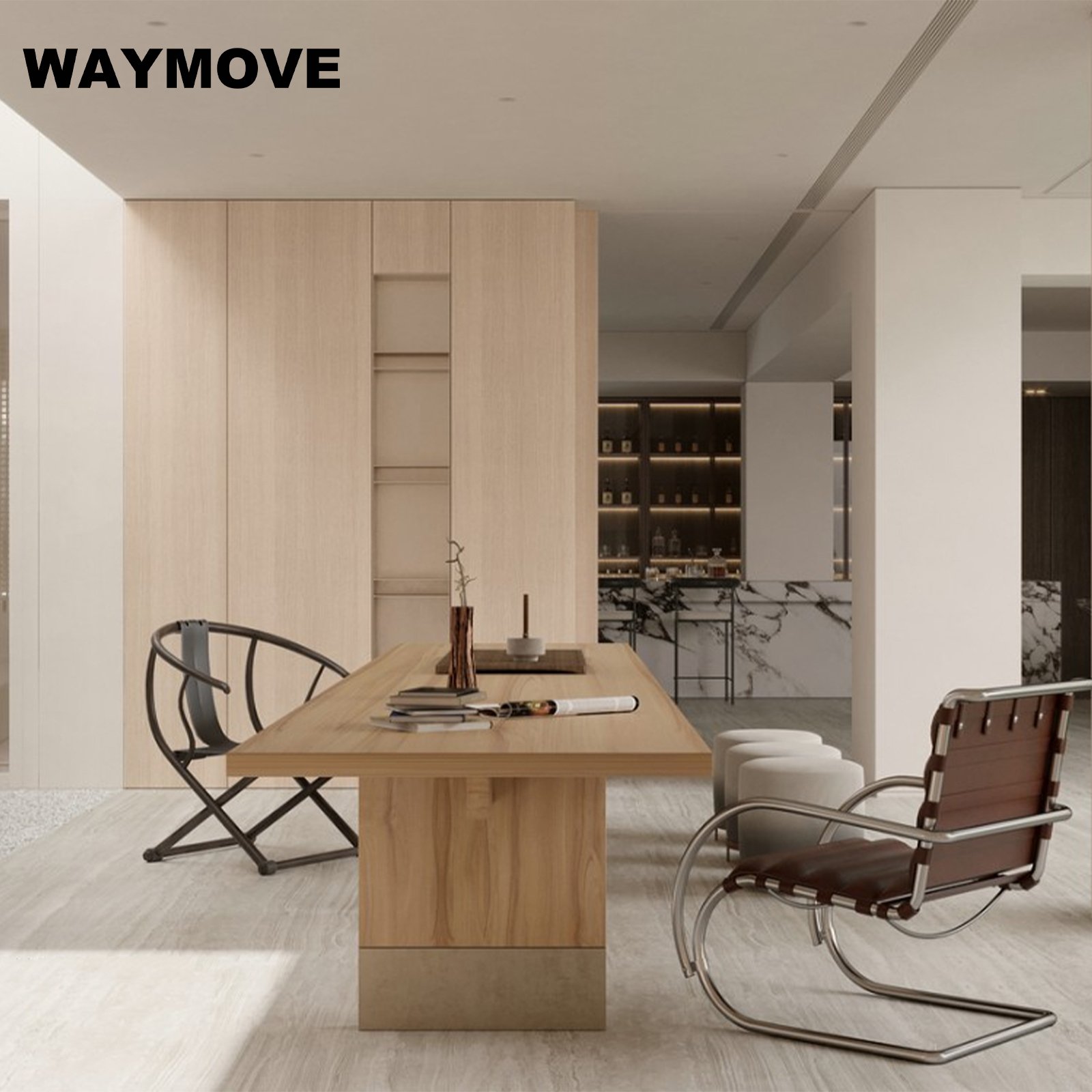 WAYMOVE Luxury Kitchen Cabinets Elegant Kitchen Furniture for Sophisticated Kitchens