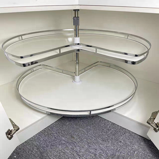 Kitchen 270 Oval Lazy Susan Turn Able Rotating Revolving Storage and Organizer Spice Rack Rotating Basket Kitchen Cabinets