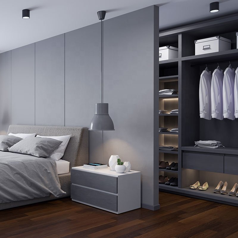 China Factory Cabinet clothes wardrobe simple wooden wardrobe designs for home furniture custom