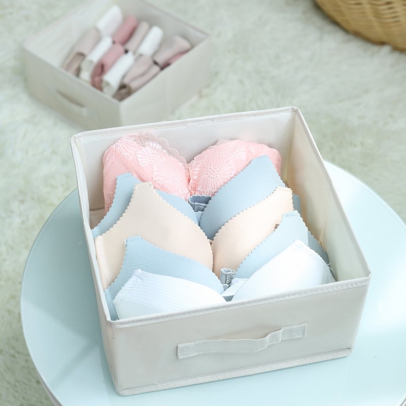 Small Oxford Cloth Fabric Storage box,Sock and Underwear Organizer for Closet Drawer,Jean organizer
