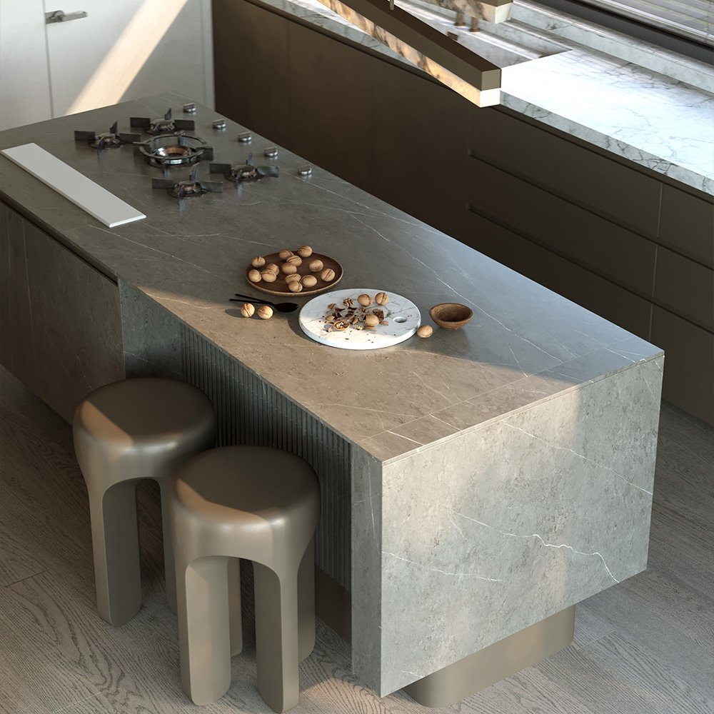 Modern Design Full Kitchen Furniture Solid Wood MDF Carcase PVC Finish Glass Door Manufactured Kitchen Sink Undermount Cabinets