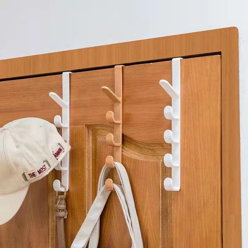 Over Door Hook clothes stands & shoe racks Door Hanger Towel Rack Coat Metal Hooks for Hanging Clothes Cabinet Door Bathroom Kit