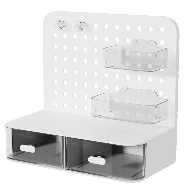 Desktop storage box Drawer type student pen holder Office location Rack acrylic desk stationery organizer