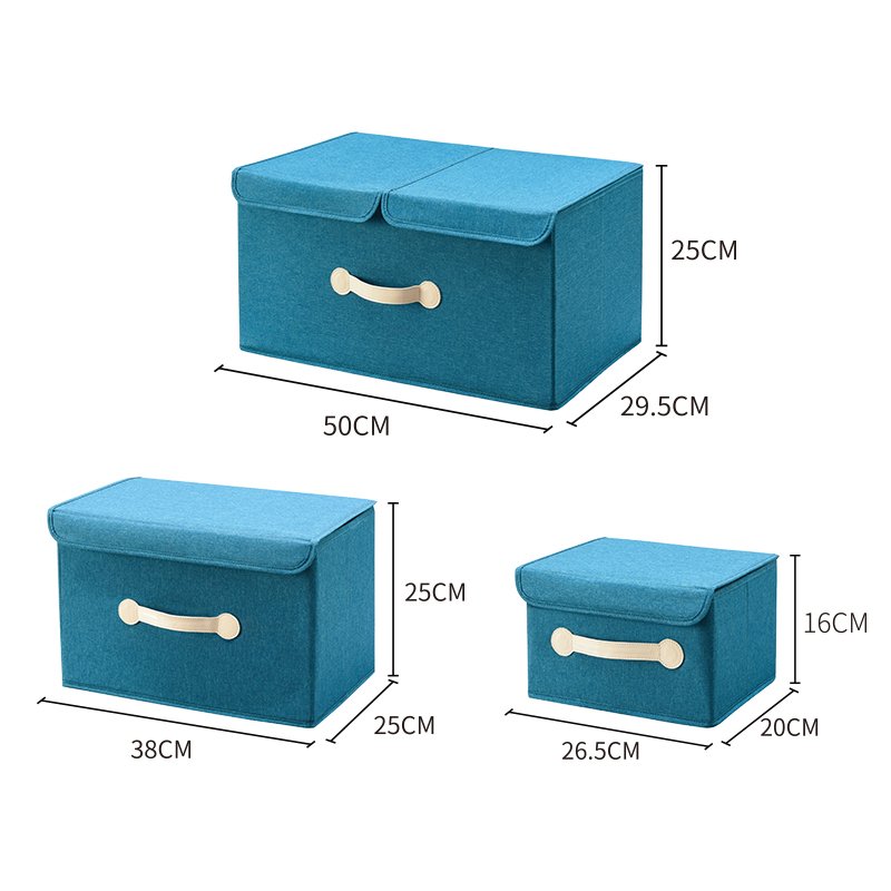 Toy Chest with Flip-Top Lid Kids Collapsible polyester Storage Box Large Kids Storage Bins wardrobe clothes organizer