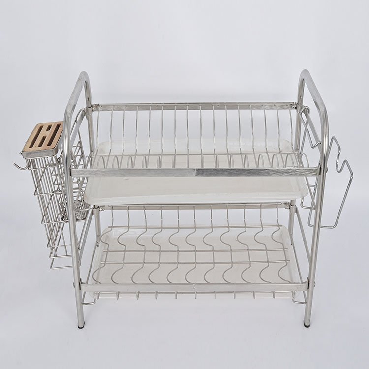Wholesale kitchen tool drain bowl dish rack drying Stainless steel kitchen storage racks holders