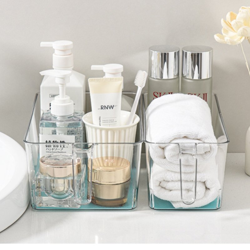 Transparent Large Capacity Refrigerator Storage Box with Lid Multifunction Food Container with Handle