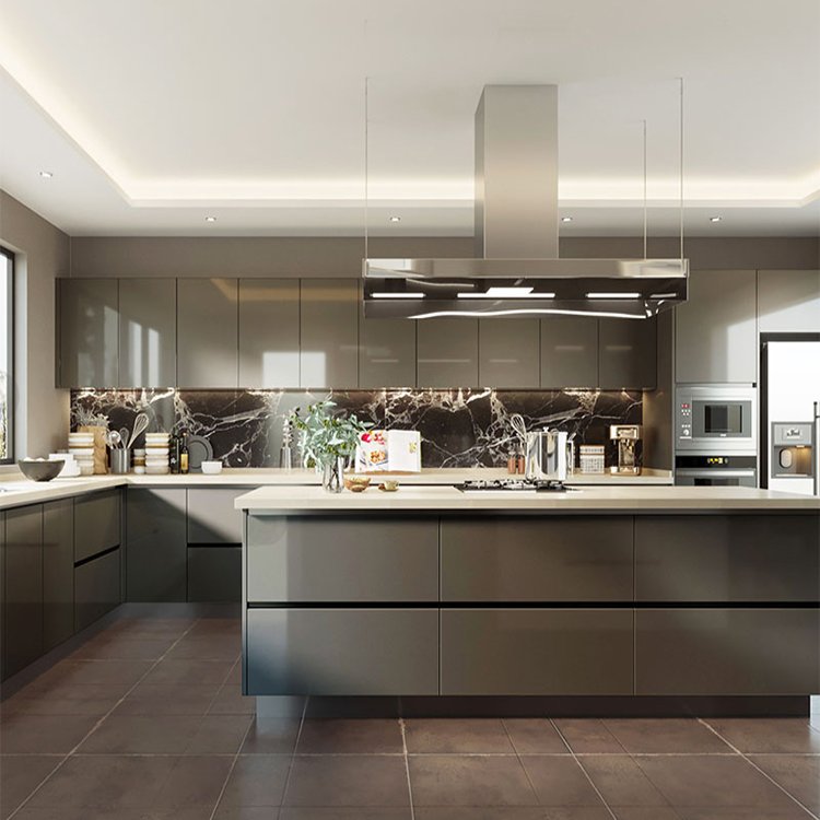 Bespoke Kitchen Cabinets Australian Designer Home And Kitchen High Gloss Lacquer Bathroom & Kitchen For Villa Project