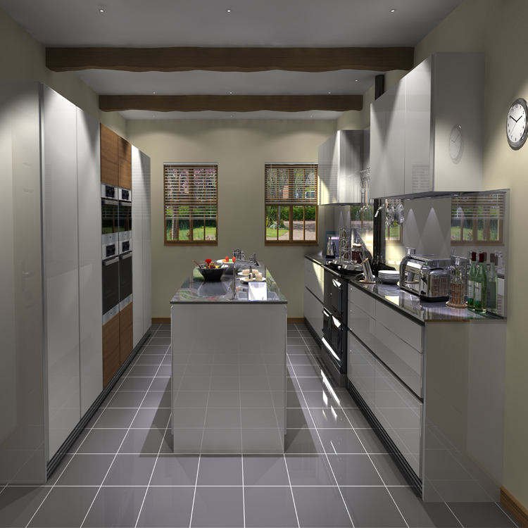 Madagascar project glossy laminate Kitchen Cupboard