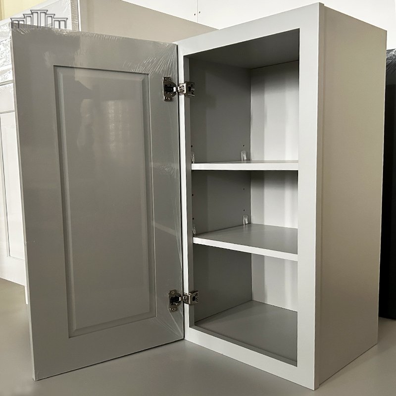 No MOQ American Standard Ready Made Shaker Style Wall Kitchen Cabinet Modern US RTA Cabinets Wooden Kitchen Wall Cabinets