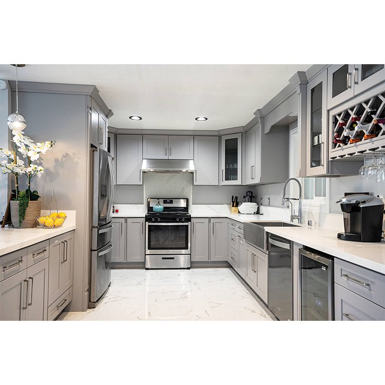 Modular Kitchen Cabinet Set Plywood Lacquer High Gloss Kitchen Cabinets customizable kitchen cabinet inserts pull out