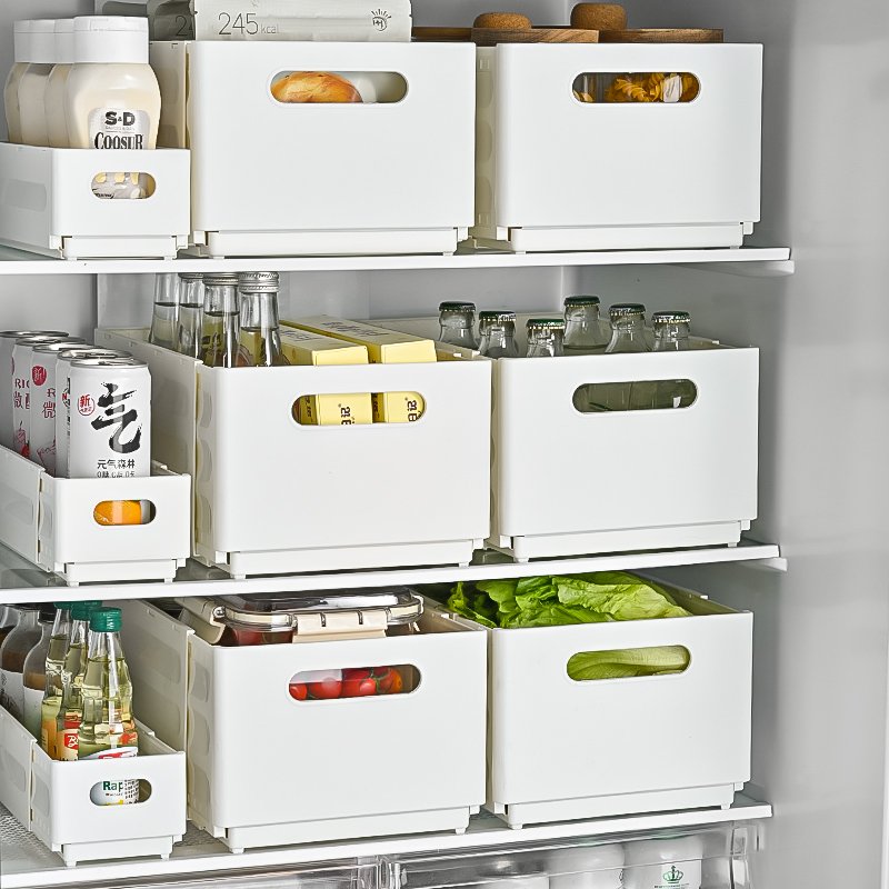 Wholesale Multifunction Kitchen Storage Basket Plastic Expandable Drawer Sundries File Storage Box Bins for Home