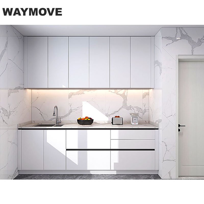 WAYMOVE Small kitchen design Philippines Custom Kitchen Cabinet For Home Kitchen