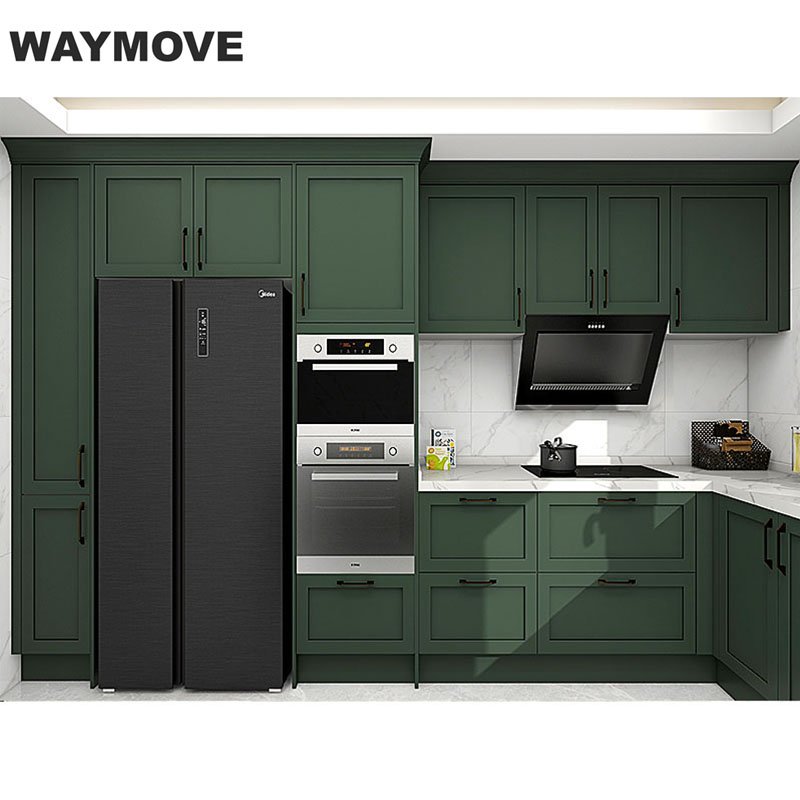 WAYMOVE Small kitchen design Philippines Custom Kitchen Cabinet For Home Kitchen