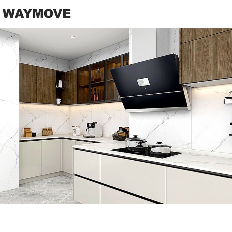 WAYMOVE Small kitchen design Philippines Custom Kitchen Cabinet For Home Kitchen