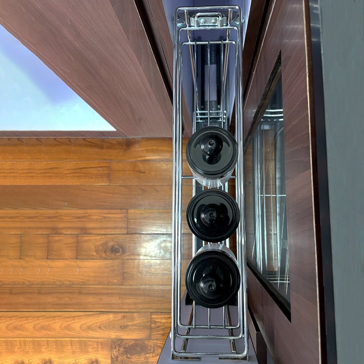 Narrow Pull Out Basket Drawer Kitchen Bottle Pantry Cabinet Organizer