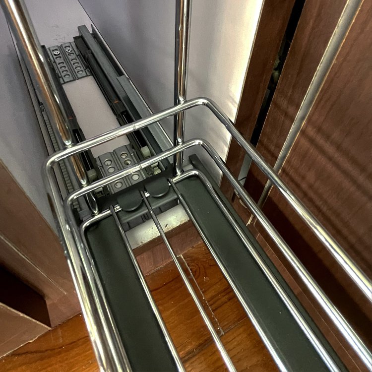 Narrow Pull Out Basket Drawer Kitchen Bottle Pantry Cabinet Organizer