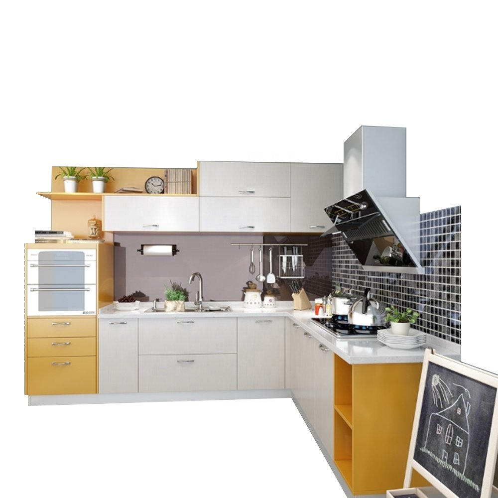 MAG Cheap Price hpl Surface Water-Proof and Abrasion-Resistance Kitchen cupboard cabinets design Compact Kitchen Furniture