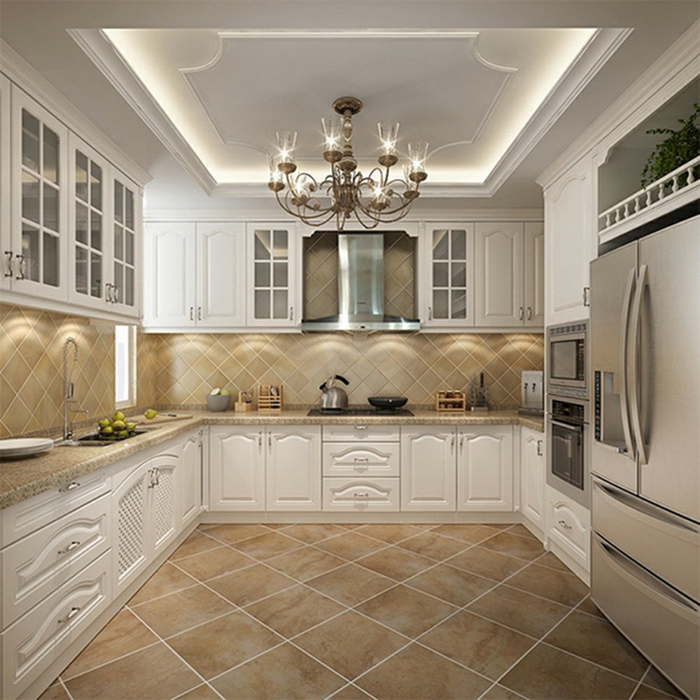 second hand simple inset laminate white kitchen cabinets european style small size simple florida