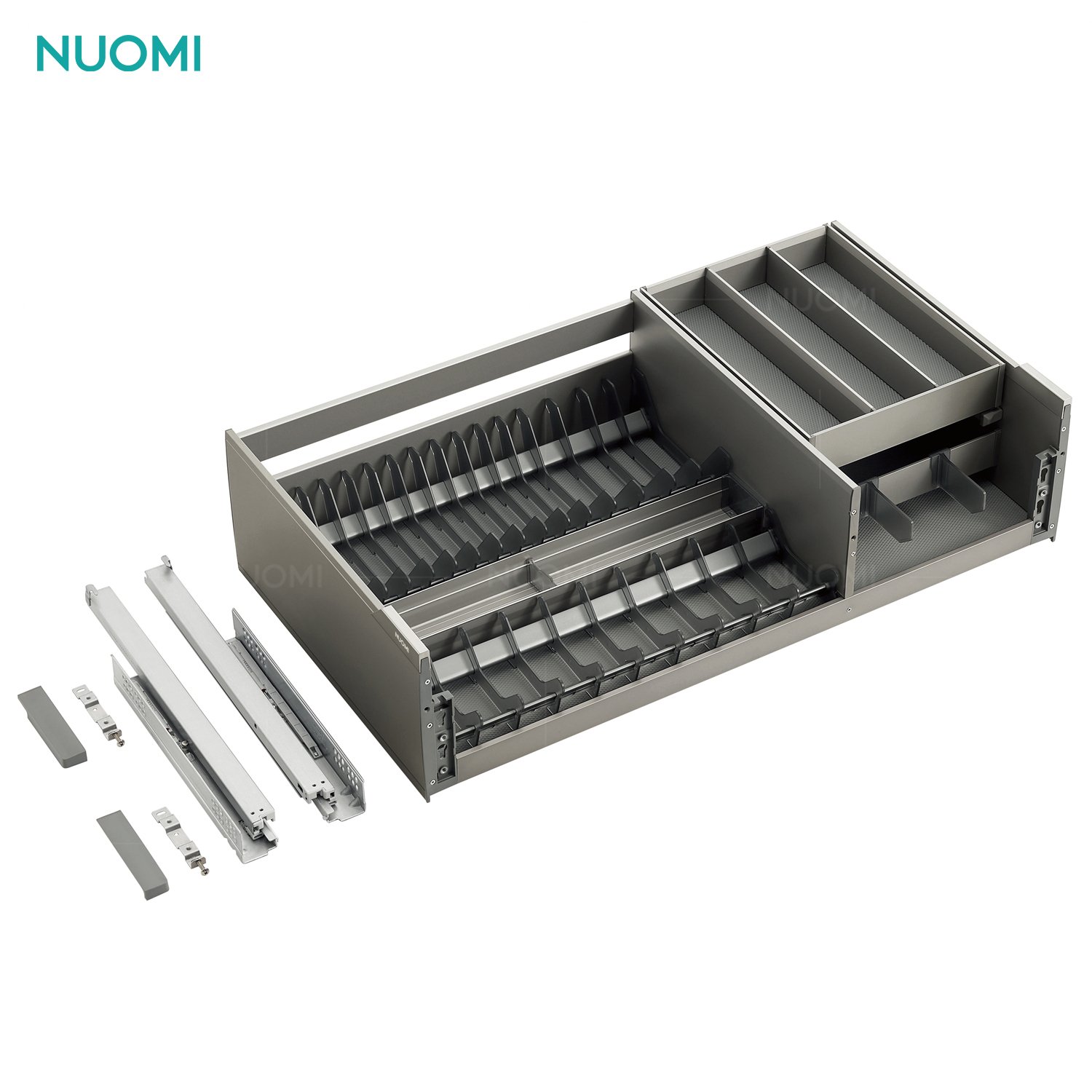 NUOMI ENCANTO Pull-Out Home Organizers Kitchen Cabinet Storage Basket Multifunctional Kitchen Drawer Basket