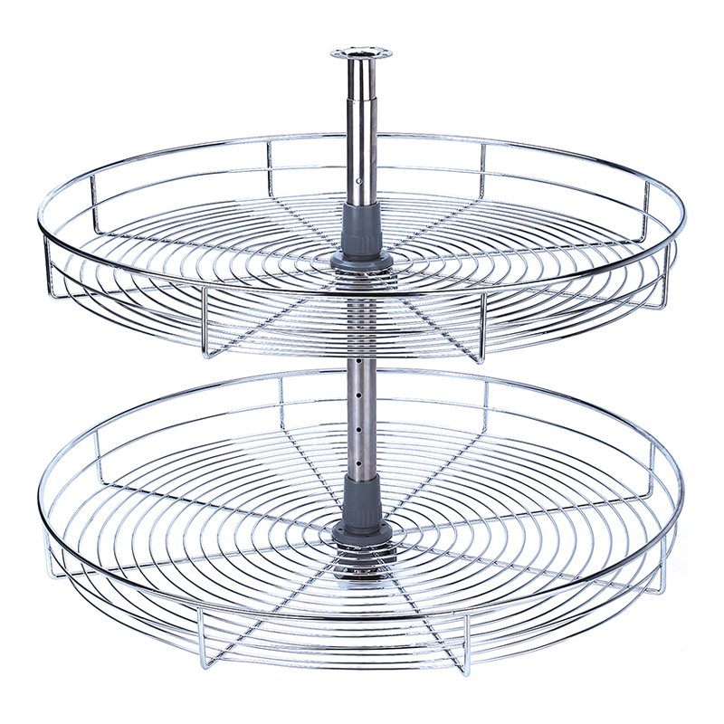 Modern 360 Revolving Kitchen Magic Corner Basket Drawer Basket For Kitchen Cabinet