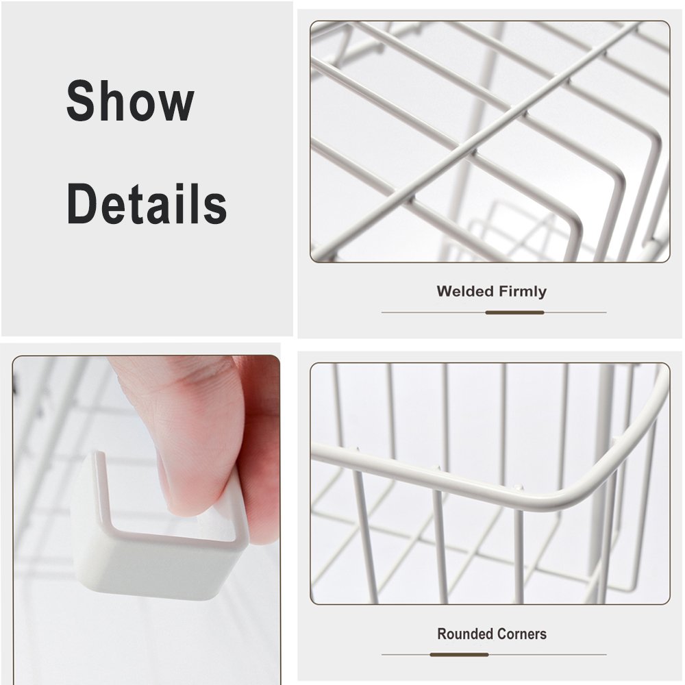 PYJ Hot multi-purpose hanger kitchen double-layer hanging basket bathroom storage rack hook behind hanger door rack door hook