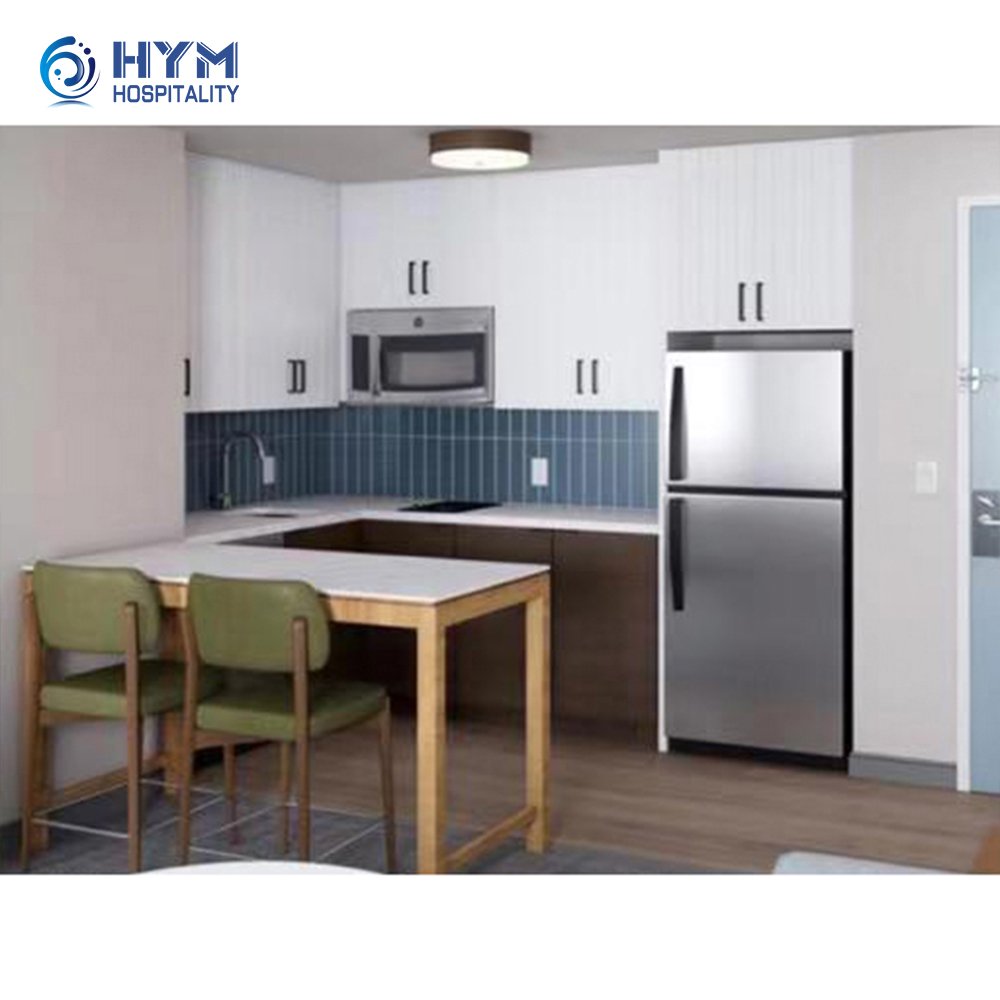 America Hotel custom plywood modern kitchen cabinets with kitchen cabinets accessories